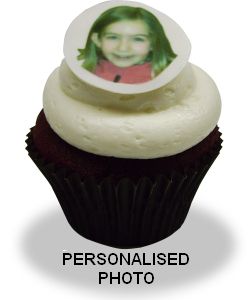 Toronto Cupcakes Portrait cupcake showcasing a custom image