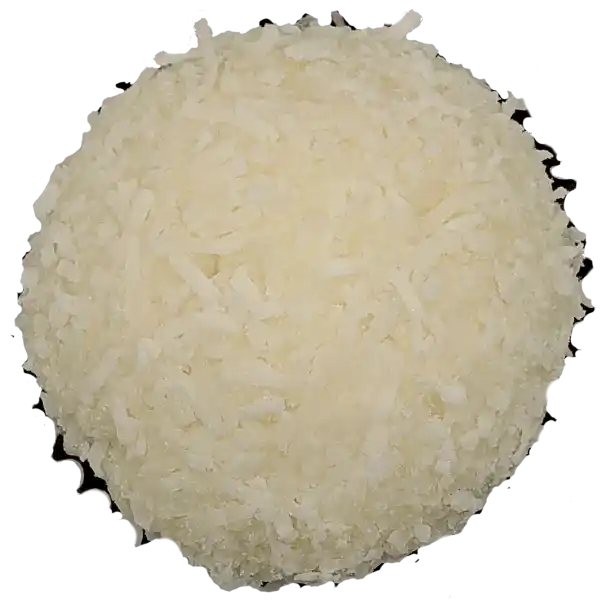 Top view of Chocolate Coconut cupcake