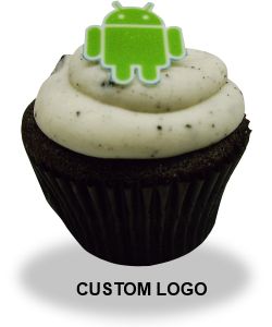 Toronto Cupcakes Custom die-cut Android Logo