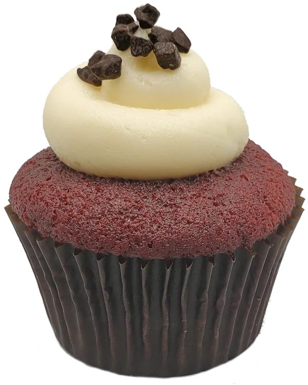 Toronto Cupcakes Red Velvet Fudge cupcake with chocolate ganache filling